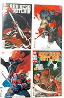 Group shot of all four Red Hood: Outlaw comics
