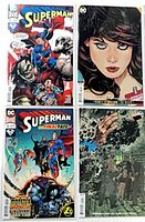 Group shot of all four Superman issues 12-15