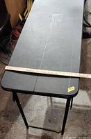 Top view with yardstick showing length