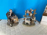 Both figurines front view