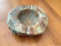 Top view showing overall shape, colour and centre mark