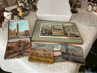 overview of placemats, small coasters and square coasters on table