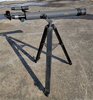 Side view of Galileo G1 refractor telescope on tripod