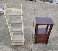 Both furniture pieces side by side