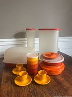 Full lot showing all containers, bowls, condiment cups and egg cups