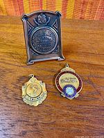 Group shot of all three award items