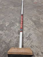 Full view of curling broom