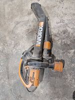 Left side view showing full tool and Worx branding