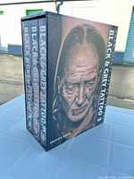 Slipcase holding three Black & Grey Tattoo volumes