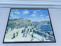 Front view of framed poster print showing full artwork