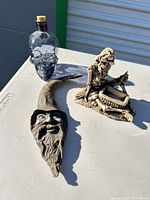 overview of all three items on table