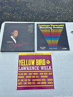 Front covers of all three LPs