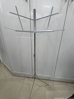 Full view of Hamilton folding music stand fully extended