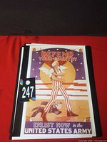 Defend Your Country enlistment poster reproduction