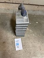 Full view of stacked storage tower