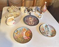 All items arranged on tabletop