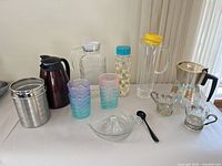 All items together on table