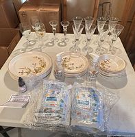 All items laid out on table