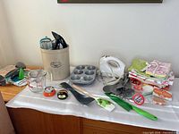 Overview of entire lot on table