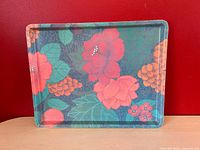 front view showing full floral design and condition