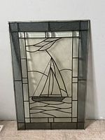 Full view of stained glass panel front