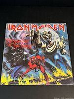Front cover of Iron Maiden The Number of the Beast vinyl LP
