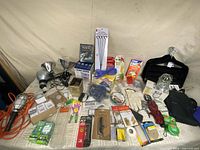 Entire assortment laid out on table