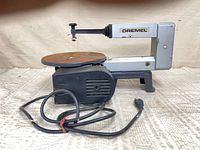 Full view of Dremel 13" scroll saw with power cord