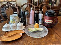 Group shot of all items on table