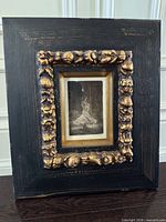 Frontal view of entire framed artwork