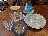 Entire group of glassware on table