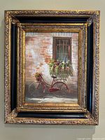 Framed painting full view