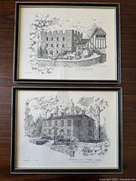 Both framed prints stacked, showing complete fronts