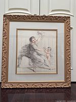 Full view of framed artwork front