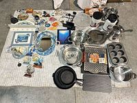 All items laid out for overview