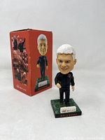 Bobblehead front view with box