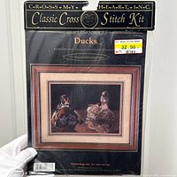 Front of sealed Cross My Heart Classic Cross Stitch Kit packaging