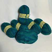 All six skeins grouped showing labels