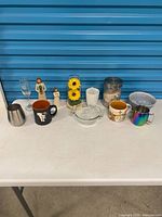 Entire lot displayed on table