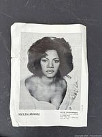 Front view showing entire signed publicity photo