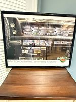 Full view of framed BMW CCA Oktoberfest 2009 poster