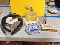 All items grouped on table