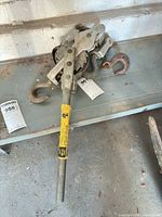 Full view of Wright Pullaway come-along on shelf