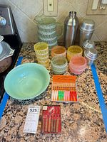 Group shot of all items on countertop