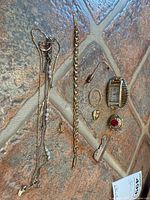 Group shot showing all jewelry items laid out