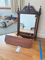 mirror and shelf full view front