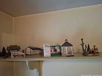 Shelf view of all accessory pieces