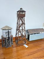 Front view of all three structures