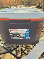 Front view showing Coleman branding, Xtreme label indicating 50 qt / 84 cans and 5-day ice retention