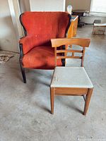 Armchair and side chair together